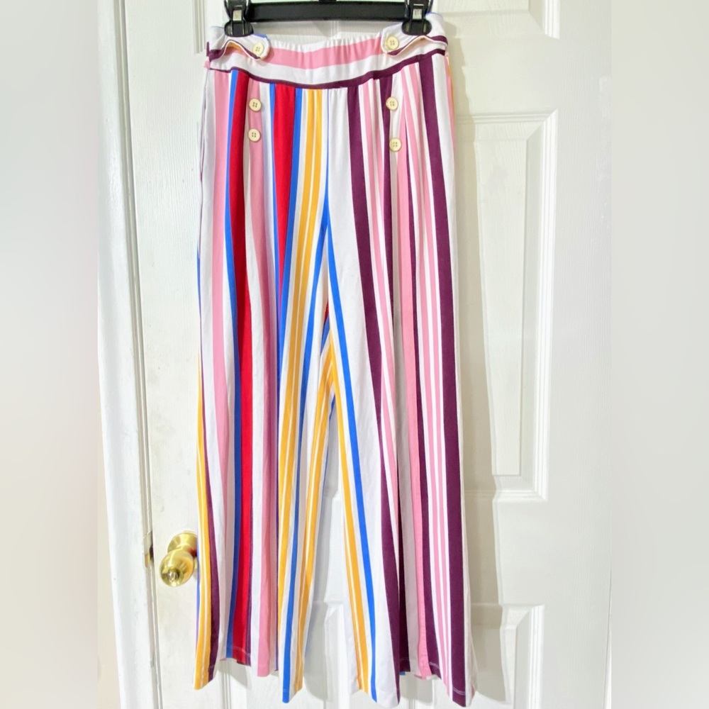 Robert Louis women’s Bohemian Boho Pants with Wide Legs Size Medium NWOT